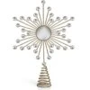 Jewel Star Tree Topper - Gold Glitter Sparkling Metal Wire Star Topper With Sparkly Gem Finish Tree Top Decor -Northlight Shop ornativity christmas tree toppers or 157 64 1000