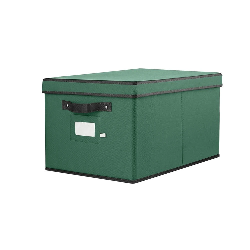 10 In. Green Polyester 600 Denier Oxford Christmas Light Storage Box (800-Light Bulbs) 1 10 In. Green Polyester 600 Denier Oxford Christmas Light Storage Box (800-Light Bulbs)
