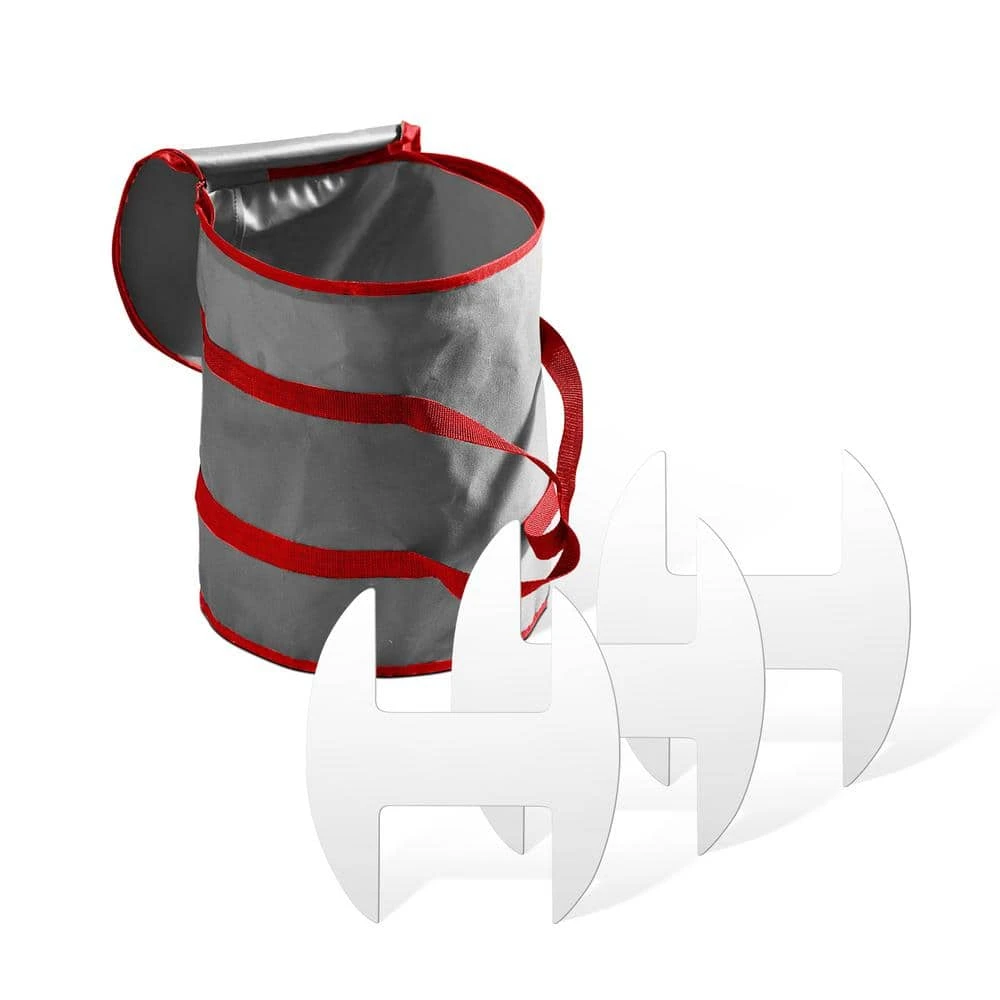 15 In. Gray Non-Woven Christmas Light Storage Bag With 3 Cardboard Wraps 1 15 In. Gray Non-Woven Christmas Light Storage Bag With 3 Cardboard Wraps