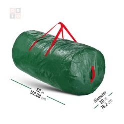 Green Waterproof Artificial Tree Storage Bag For Trees Up To 7.5 Ft. Tall 6 Green Waterproof Artificial Tree Storage Bag For Trees Up To 7.5 Ft. Tall -Northlight Shop osto christmas tree storage osp 106 grn h 4f 1000