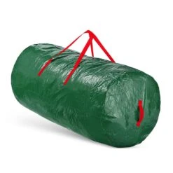 Green Waterproof Artificial Tree Storage Bag For Trees Up To 7.5 Ft. Tall