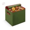 13.5 In. Green Non-woven Ornament Storage Box (64-Ornaments) -Northlight Shop osto decoration storage osp 109 grn h 64 1000