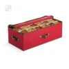 36.5 In. Red Non-woven Ornament Storage Box (72-Ornaments) -Northlight Shop osto decoration storage osp 119 rd h 64 1000