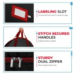 30 In. Black Christmas Tear-Resistant 420D Oxford Artificial Wreaths Storage Protection Bag Holder (2-Pack) -Northlight Shop osto wreath storage osdp 101 blk h 4f 1000