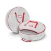 30 In. Artificial White Water Resistant Christmas Wreath Storage Bag (2-Pack) -Northlight Shop osto wreath storage osp 103 2 wht h 64 1000