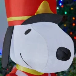 Peanuts 3.5 Ft Snoopy As Toy Soldier Holiday Inflatable -Northlight Shop peanuts christmas inflatables 22gm13880 a0 1000