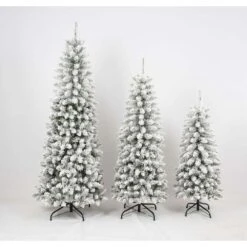 3 Pcs Flocked Pre-Lit Artificial Christmas Tree Set With Lights,4ft 5ft 6ft Premium Christmas Tree Set For Holiday Decor -Northlight Shop pre lit christmas trees px283312aafyf 1f 1000