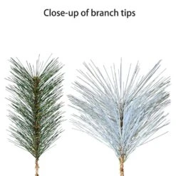 9 Ft. X 10 In. Pre-Lit Battery-Operated Flocked Artificial Christmas Garland -Northlight Shop puleo international christmas garland 5926 g9 10lw04 bo 44 1000