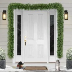 20 Ft. Green Unlit Artificial Christmas Garland 6 20 Ft. Green Unlit Artificial Christmas Garland -Northlight Shop puleo international christmas garland ryg g20 10 31 1000