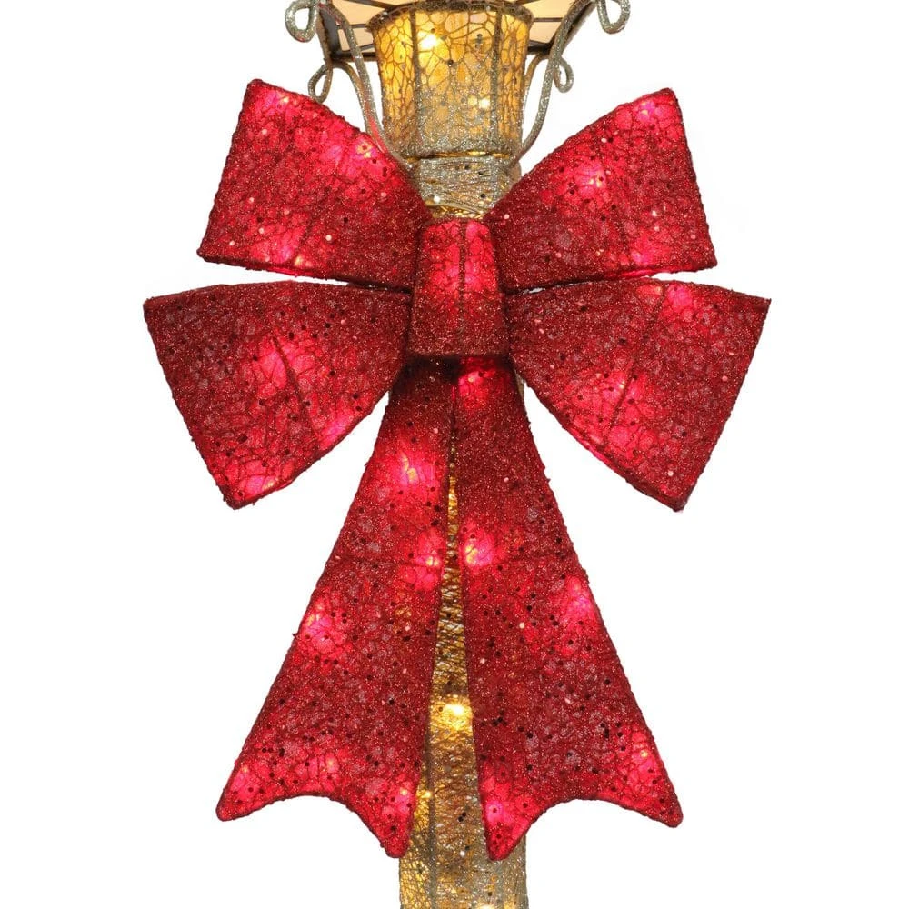 84 In. Pre-Lit Outdoor Lamp Post With 150 Warm White LED Lights 2 84 In. Pre-Lit Outdoor Lamp Post With 150 Warm White LED Lights - Image 2