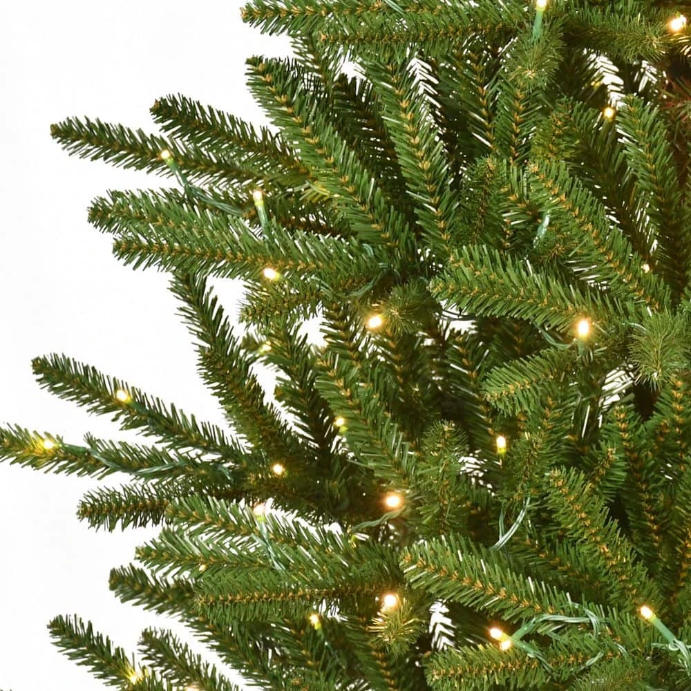 7.5 Ft. Pre-Lit Slim Mountain View Spruce Artificial Christmas Tree 5 7.5 Ft. Pre-Lit Slim Mountain View Spruce Artificial Christmas Tree - Image 5
