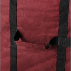 Red Artificial Christmas Tree Storage Bag - Zippered Canvas Tote Stores And Protects 6 Ft. Trees And Decorations -Northlight Shop pure garden christmas tree storage 427582ztq 76 1000