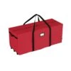 Red Christmas Tree Storage Bag For Artificial Trees Up To 9 Ft. Tall - Rolling Wheeled Canvas Tote With Zipper Closure 6 Red Christmas Tree Storage Bag For Artificial Trees Up To 9 Ft. Tall - Rolling Wheeled Canvas Tote With Zipper Closure -Northlight Shop pure garden christmas tree storage 836091vew 64 1000