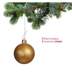 RND Silver Metal Ornament Hooks Christmas Tree Decor Hangers-Ornament Hooks For Christmas Tree (300) (Stocking Holder) -Northlight Shop r n d toys stocking holders rd 109 c3 1000