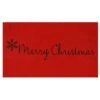 Red Merry Christmas 17 In. X 29 In. Coir Door Mat 14 Red Merry Christmas 17 In. X 29 In. Coir Door Mat -Northlight Shop red black calloway mills christmas doormats 101781729 64 1000