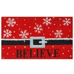 Believe 17 In. X 29 In. Coir Door Mat