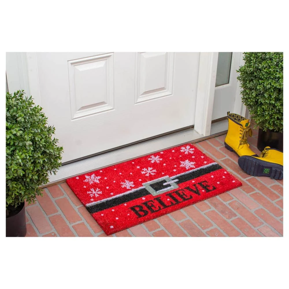 Believe 17 In. X 29 In. Coir Door Mat 2 Believe 17 In. X 29 In. Coir Door Mat - Image 2
