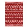 Christmas 4 Ft. X 6 Ft. Red Elk Snowflake Christmas Tree Area Rug 12 Christmas 4 Ft. X 6 Ft. Red Elk Snowflake Christmas Tree Area Rug -Northlight Shop red white haiimeid christmas doormats x25iu0102h 146 64 1000