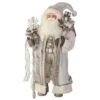 36 In. White Resin Winter White Tabletop Christmas Santa -Northlight Shop regency international christmas figurines mtx66786 slwh 64 1000