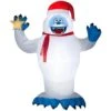 8 Ft. Pre-lit Inflatable Bumble With Santa Hat And Star Airblown 26 8 Ft. Pre-lit Inflatable Bumble With Santa Hat And Star Airblown -Northlight Shop rudolph christmas inflatables 110021 64 1000