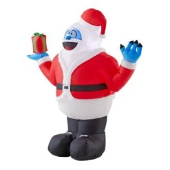 3.5 Ft. Inflatable Bumble In Santa Suit -Northlight Shop rudolph christmas inflatables 118735 40 1000
