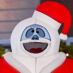 3.5 Ft. Inflatable Bumble In Santa Suit -Northlight Shop rudolph christmas inflatables 118735 a0 1000