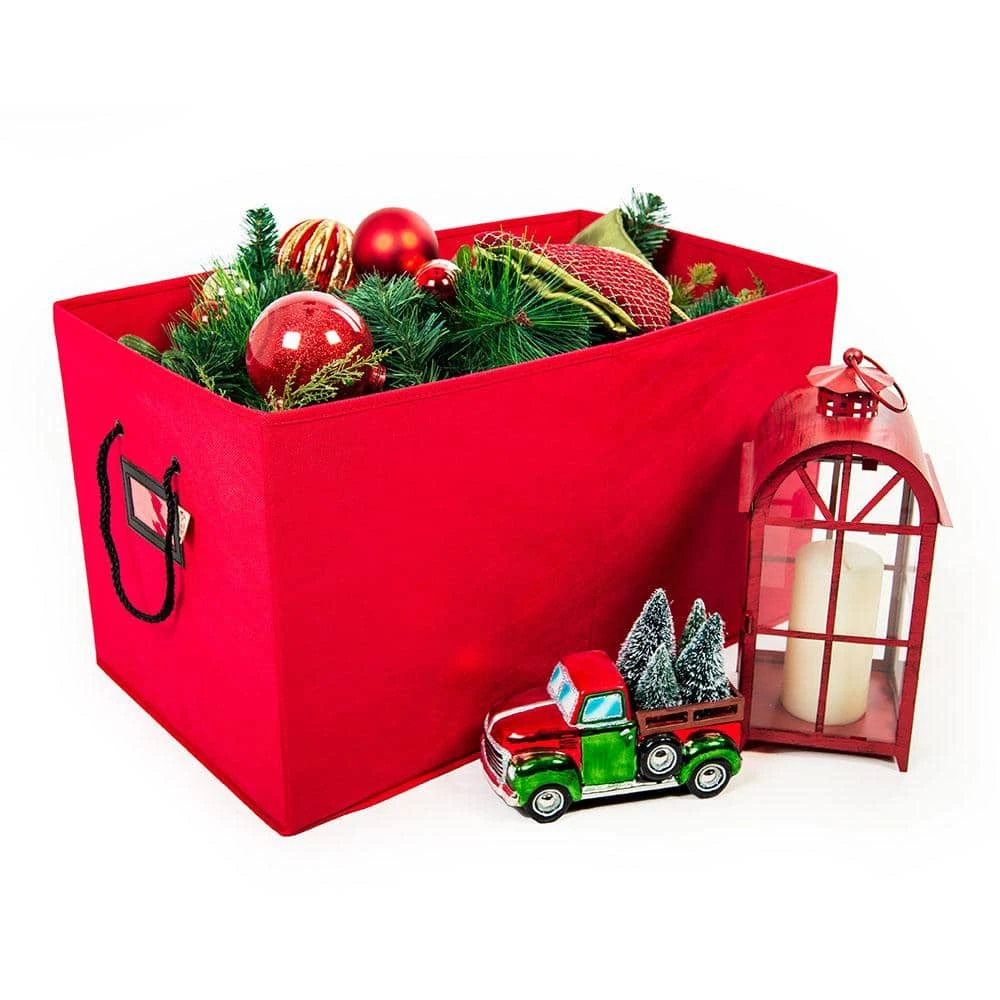 Red Multi-Use Decoration Storage Box 2 Red Multi-Use Decoration Storage Box - Image 2