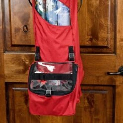 Hanging Wrapping Paper Storage Container With Extra Gift Wrap Accessory Storage Bin -Northlight Shop santa s bags wrapping paper storage sb 10130 rs 4f 1000