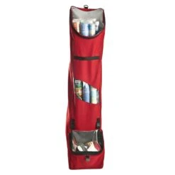 Hanging Wrapping Paper Storage Container With Extra Gift Wrap Accessory Storage Bin