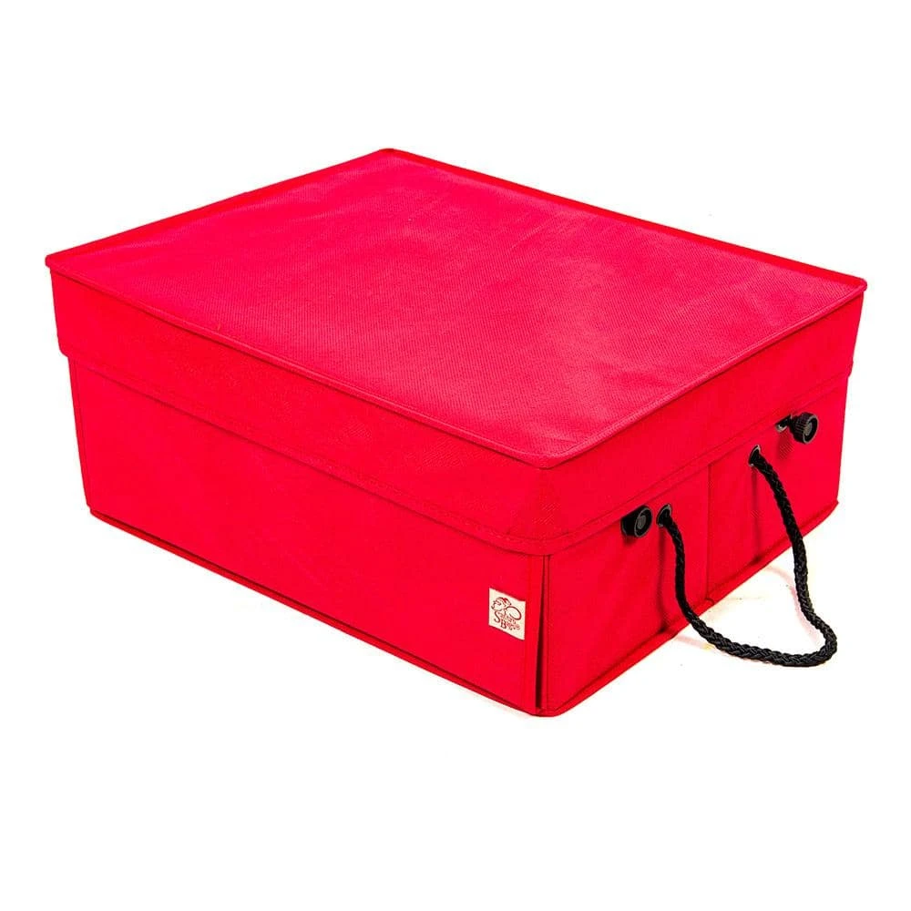 Red Gift Wrap Ribbon Storage Box And Dispenser 4 Red Gift Wrap Ribbon Storage Box And Dispenser - Image 4