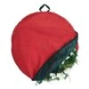 30 In. Artificial Christmas Wreath Storage Bag With Protective Direct Suspend Hanger -Northlight Shop santa s bags wreath storage sb 10154 rs 64 1000
