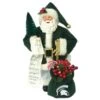 12 In. Michigan State Santa 5 12 In. Michigan State Santa -Northlight Shop santa s workshop christmas centerpieces mis031 64 1000