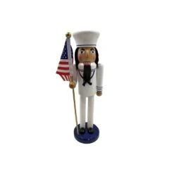14 In. Navy Nutcracker