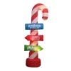 7.8 Ft. X 3.1 Ft. Candy Cane Inflatable With Blower