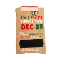 29 In. Burlap North Pole Special Delivery Sack