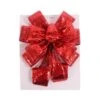 Burlap/PVC Christmas Treetopper Bow 11 In. X 31 In. -Northlight Shop santaland christmas tree toppers 83407g 64 1000