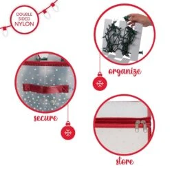 Christmas Light Organizer In Red -Northlight Shop simplify christmas light storage 9000 red 4f 1000