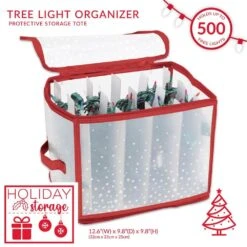 Christmas Light Organizer In Red -Northlight Shop simplify christmas light storage 9000 red c3 1000