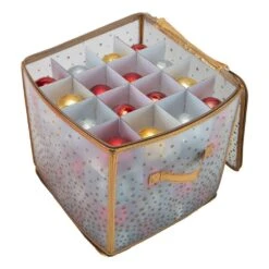 Ornament Organizer In Gold (64-Count)