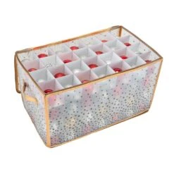Gold Nylon Ornament Organizer (112-Count)