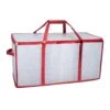 Red Polypropylene 128 Count Ornament Storage Organizer -Northlight Shop simplify decoration storage 9031 red 64 1000