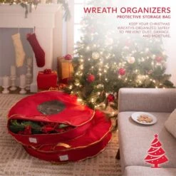 29 Gal. 36 In. Holiday Wreath Bag (2-Pack) -Northlight Shop simplify decoration storage 9063 1f 1000