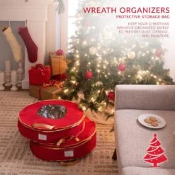 12 Gal. 24 In. Holiday Wreath Bag (2-Pack) -Northlight Shop simplify decoration storage 9065 1f 1000