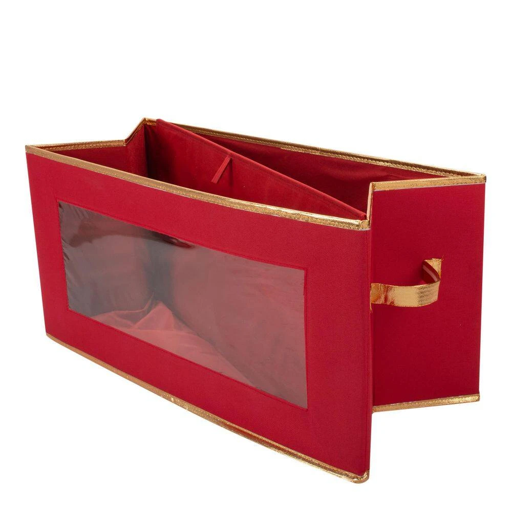 Holiday Polyester Christmas Figurine Statue Storage Box 2 Holiday Polyester Christmas Figurine Statue Storage Box - Image 2