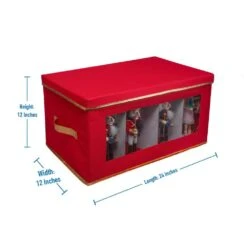 Holiday Polyester Christmas Figurine Statue Storage Box 11 Holiday Polyester Christmas Figurine Statue Storage Box -Northlight Shop simplify decoration storage 9067 66 1000