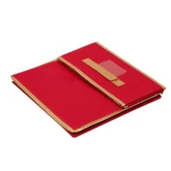 Holiday Polyester Christmas Storage Box In Red -Northlight Shop simplify decoration storage 9070 red 76 1000