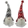 12 In. Christmas Gnome Plush With LED Ornament Home Decor (Set Of 2) -Northlight Shop single christmas ornaments abn5d007 rdgy 64 1000