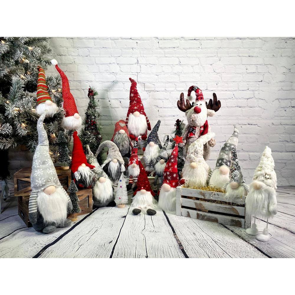 Standing Christmas Gnome Plush Ornament Home Decor 4 Standing Christmas Gnome Plush Ornament Home Decor - Image 4