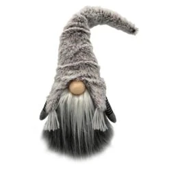 18 In. Sitting Gnome Plush Ornament Home Decor