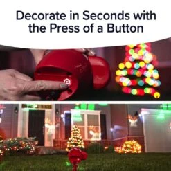 Slide Show Christmas LED Holiday Projector W Remote, AS-SEEN-ON-TV, Multi Color Holiday Slides, Includes 6 Slides 12 Slide Show Christmas LED Holiday Projector W Remote, AS-SEEN-ON-TV, Multi Color Holiday Slides, Includes 6 Slides -Northlight Shop star shower christmas light projectors 17709 44 1000